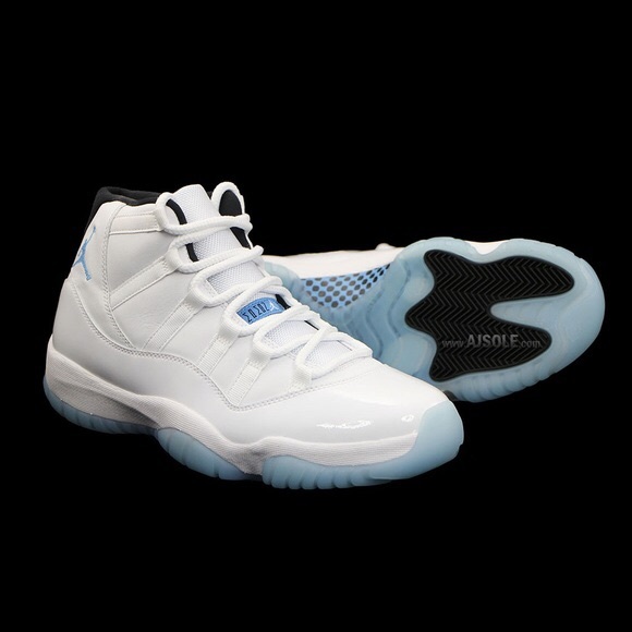 columbia blue jordans